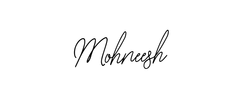 Also we have Mohneesh name is the best signature style. Create professional handwritten signature collection using Bearetta-2O07w autograph style. Mohneesh signature style 12 images and pictures png