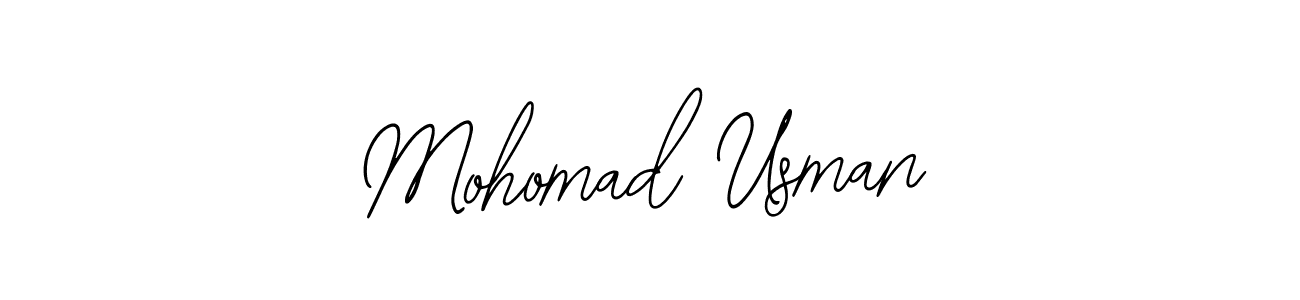 if you are searching for the best signature style for your name Mohomad Usman. so please give up your signature search. here we have designed multiple signature styles  using Bearetta-2O07w. Mohomad Usman signature style 12 images and pictures png