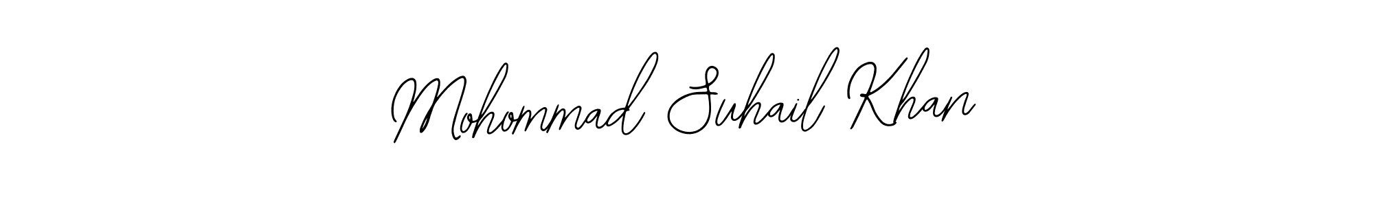 You should practise on your own different ways (Bearetta-2O07w) to write your name (Mohommad Suhail Khan) in signature. don't let someone else do it for you. Mohommad Suhail Khan signature style 12 images and pictures png