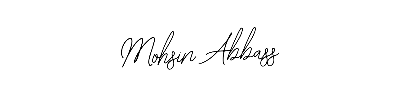 How to make Mohsin Abbass name signature. Use Bearetta-2O07w style for creating short signs online. This is the latest handwritten sign. Mohsin Abbass signature style 12 images and pictures png