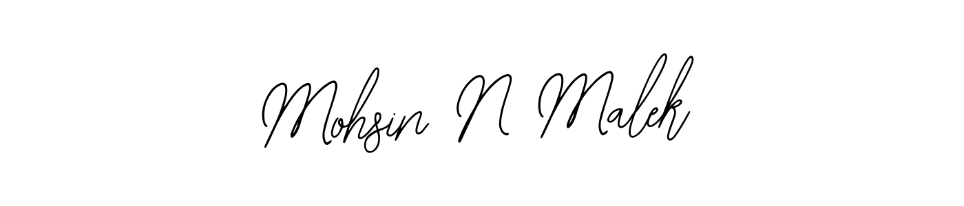 How to make Mohsin N Malek signature? Bearetta-2O07w is a professional autograph style. Create handwritten signature for Mohsin N Malek name. Mohsin N Malek signature style 12 images and pictures png