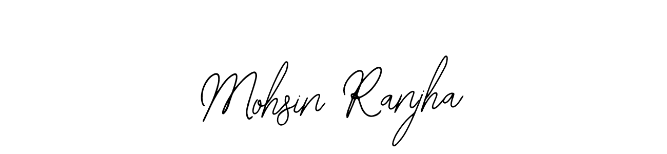 if you are searching for the best signature style for your name Mohsin Ranjha. so please give up your signature search. here we have designed multiple signature styles  using Bearetta-2O07w. Mohsin Ranjha signature style 12 images and pictures png