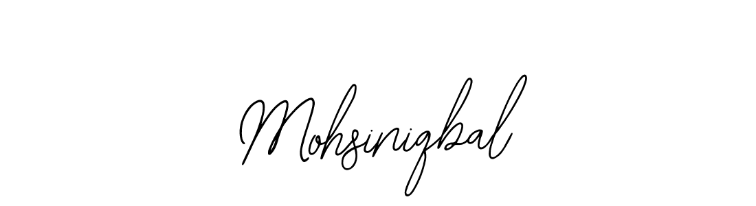 How to make Mohsiniqbal name signature. Use Bearetta-2O07w style for creating short signs online. This is the latest handwritten sign. Mohsiniqbal signature style 12 images and pictures png