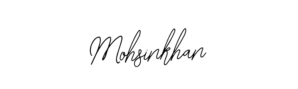 Also we have Mohsinkhan name is the best signature style. Create professional handwritten signature collection using Bearetta-2O07w autograph style. Mohsinkhan signature style 12 images and pictures png