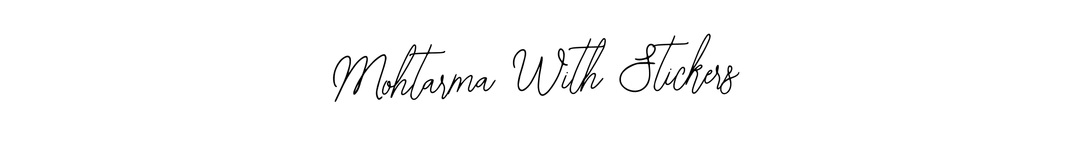 Once you've used our free online signature maker to create your best signature Bearetta-2O07w style, it's time to enjoy all of the benefits that Mohtarma With Stickers name signing documents. Mohtarma With Stickers signature style 12 images and pictures png