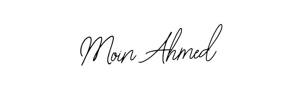 Make a beautiful signature design for name Moin Ahmed. With this signature (Bearetta-2O07w) style, you can create a handwritten signature for free. Moin Ahmed signature style 12 images and pictures png