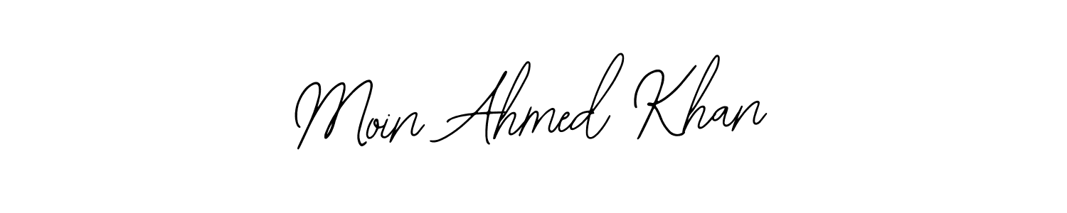 See photos of Moin Ahmed Khan official signature by Spectra . Check more albums & portfolios. Read reviews & check more about Bearetta-2O07w font. Moin Ahmed Khan signature style 12 images and pictures png