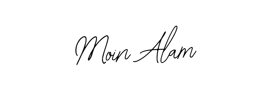 Design your own signature with our free online signature maker. With this signature software, you can create a handwritten (Bearetta-2O07w) signature for name Moin Alam. Moin Alam signature style 12 images and pictures png