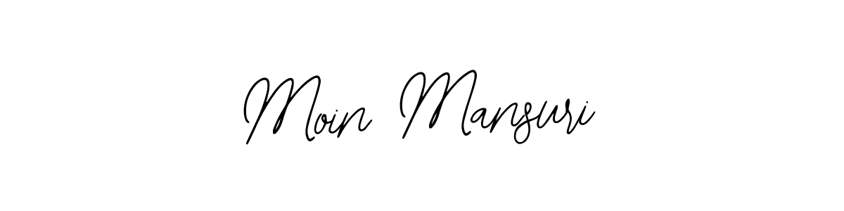 Moin Mansuri stylish signature style. Best Handwritten Sign (Bearetta-2O07w) for my name. Handwritten Signature Collection Ideas for my name Moin Mansuri. Moin Mansuri signature style 12 images and pictures png