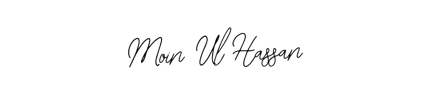 Bearetta-2O07w is a professional signature style that is perfect for those who want to add a touch of class to their signature. It is also a great choice for those who want to make their signature more unique. Get Moin Ul Hassan name to fancy signature for free. Moin Ul Hassan signature style 12 images and pictures png