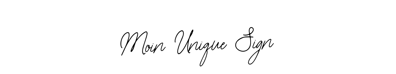 Use a signature maker to create a handwritten signature online. With this signature software, you can design (Bearetta-2O07w) your own signature for name Moin Unique Sign. Moin Unique Sign signature style 12 images and pictures png