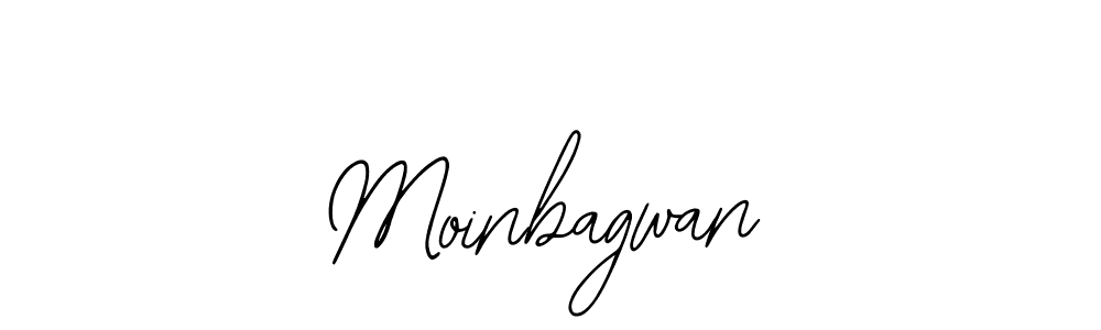 How to make Moinbagwan name signature. Use Bearetta-2O07w style for creating short signs online. This is the latest handwritten sign. Moinbagwan signature style 12 images and pictures png