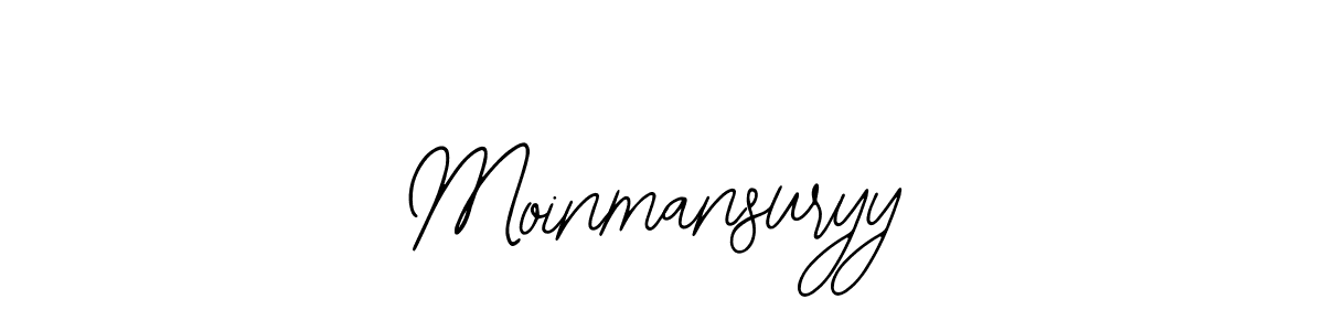 Bearetta-2O07w is a professional signature style that is perfect for those who want to add a touch of class to their signature. It is also a great choice for those who want to make their signature more unique. Get Moinmansuryy name to fancy signature for free. Moinmansuryy signature style 12 images and pictures png