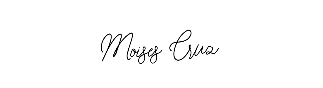 How to make Moises Cruz name signature. Use Bearetta-2O07w style for creating short signs online. This is the latest handwritten sign. Moises Cruz signature style 12 images and pictures png