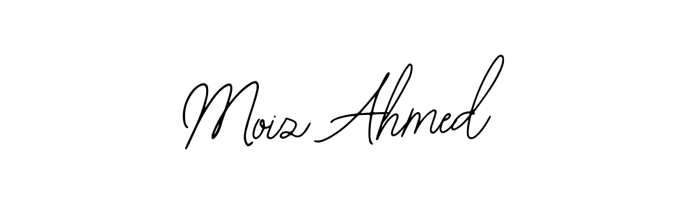 Make a beautiful signature design for name Moiz Ahmed. With this signature (Bearetta-2O07w) style, you can create a handwritten signature for free. Moiz Ahmed signature style 12 images and pictures png