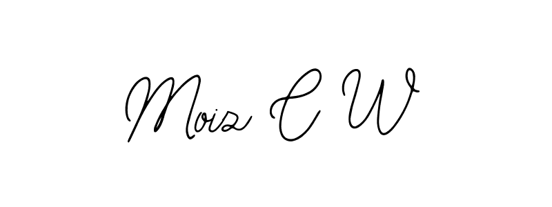 Moiz C W stylish signature style. Best Handwritten Sign (Bearetta-2O07w) for my name. Handwritten Signature Collection Ideas for my name Moiz C W. Moiz C W signature style 12 images and pictures png