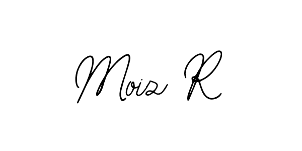 Design your own signature with our free online signature maker. With this signature software, you can create a handwritten (Bearetta-2O07w) signature for name Moiz R. Moiz R signature style 12 images and pictures png