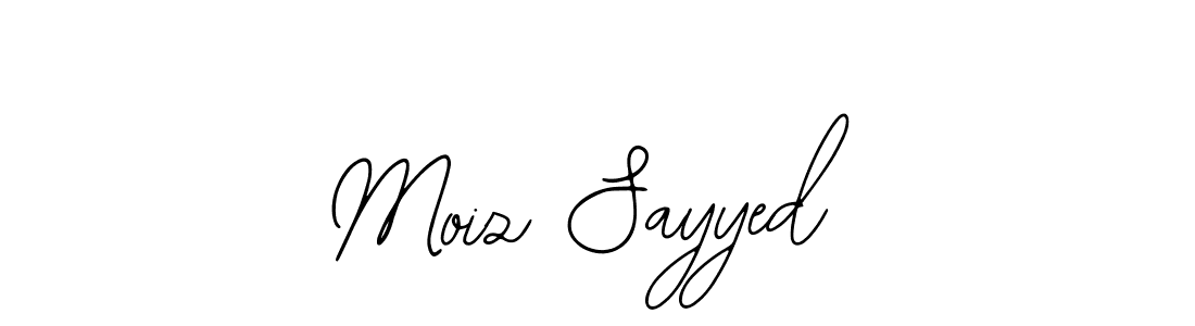 You should practise on your own different ways (Bearetta-2O07w) to write your name (Moiz Sayyed) in signature. don't let someone else do it for you. Moiz Sayyed signature style 12 images and pictures png