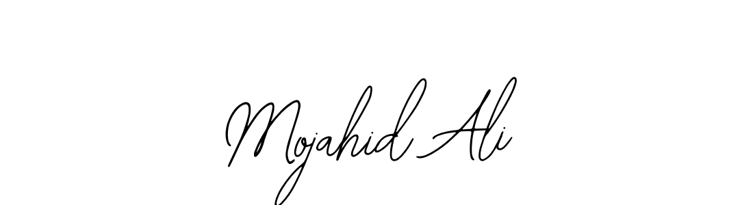 Bearetta-2O07w is a professional signature style that is perfect for those who want to add a touch of class to their signature. It is also a great choice for those who want to make their signature more unique. Get Mojahid Ali name to fancy signature for free. Mojahid Ali signature style 12 images and pictures png