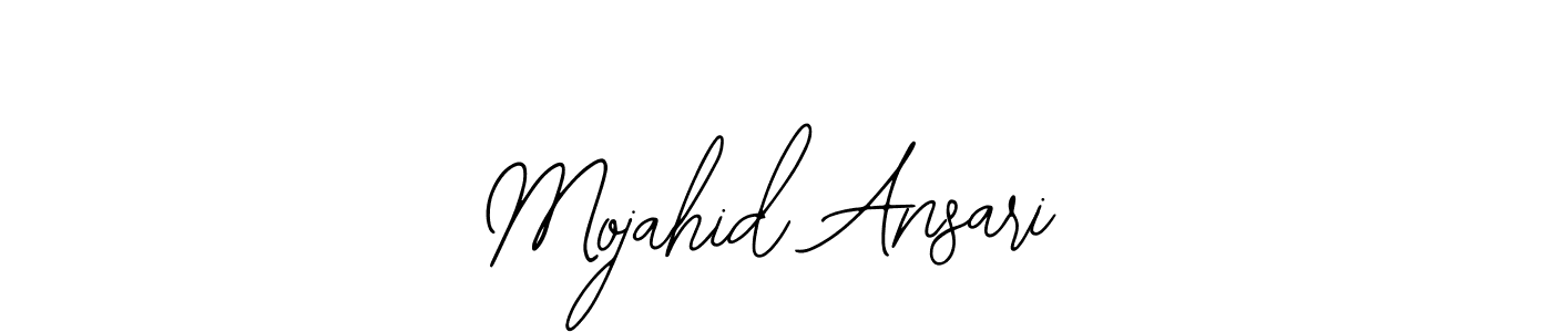 Mojahid Ansari stylish signature style. Best Handwritten Sign (Bearetta-2O07w) for my name. Handwritten Signature Collection Ideas for my name Mojahid Ansari. Mojahid Ansari signature style 12 images and pictures png