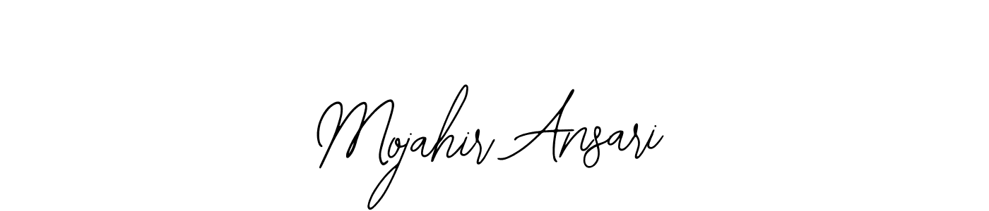 Similarly Bearetta-2O07w is the best handwritten signature design. Signature creator online .You can use it as an online autograph creator for name Mojahir Ansari. Mojahir Ansari signature style 12 images and pictures png