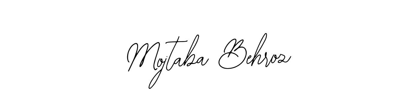 Similarly Bearetta-2O07w is the best handwritten signature design. Signature creator online .You can use it as an online autograph creator for name Mojtaba Behroz. Mojtaba Behroz signature style 12 images and pictures png