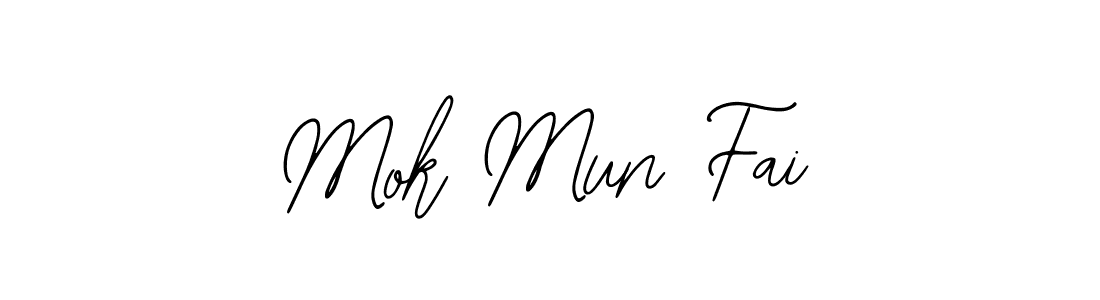 How to make Mok Mun Fai signature? Bearetta-2O07w is a professional autograph style. Create handwritten signature for Mok Mun Fai name. Mok Mun Fai signature style 12 images and pictures png