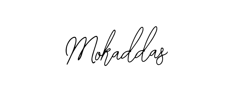 Mokaddas stylish signature style. Best Handwritten Sign (Bearetta-2O07w) for my name. Handwritten Signature Collection Ideas for my name Mokaddas. Mokaddas signature style 12 images and pictures png