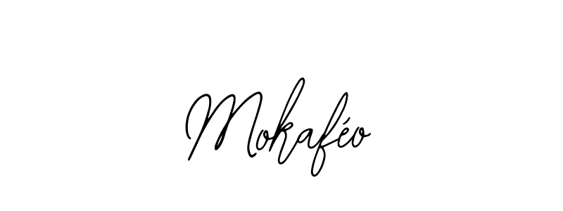 Bearetta-2O07w is a professional signature style that is perfect for those who want to add a touch of class to their signature. It is also a great choice for those who want to make their signature more unique. Get Mokaféo name to fancy signature for free. Mokaféo signature style 12 images and pictures png