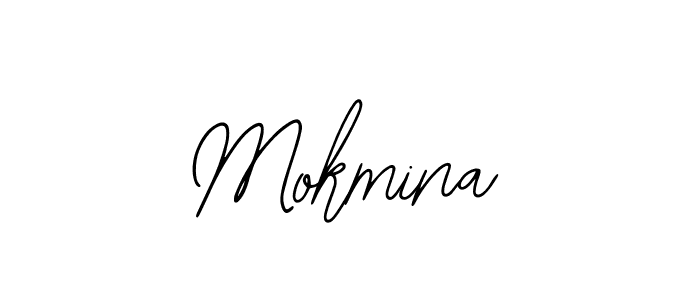 How to make Mokmina signature? Bearetta-2O07w is a professional autograph style. Create handwritten signature for Mokmina name. Mokmina signature style 12 images and pictures png