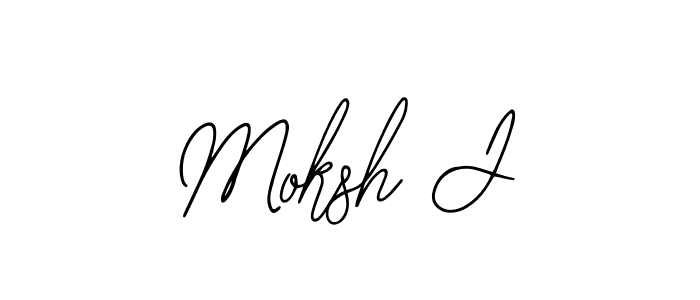 Use a signature maker to create a handwritten signature online. With this signature software, you can design (Bearetta-2O07w) your own signature for name Moksh J. Moksh J signature style 12 images and pictures png