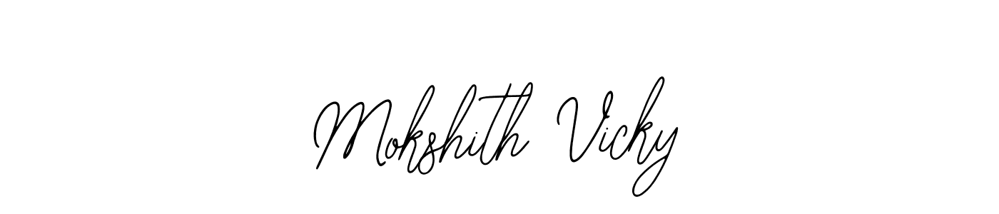 Also we have Mokshith Vicky name is the best signature style. Create professional handwritten signature collection using Bearetta-2O07w autograph style. Mokshith Vicky signature style 12 images and pictures png