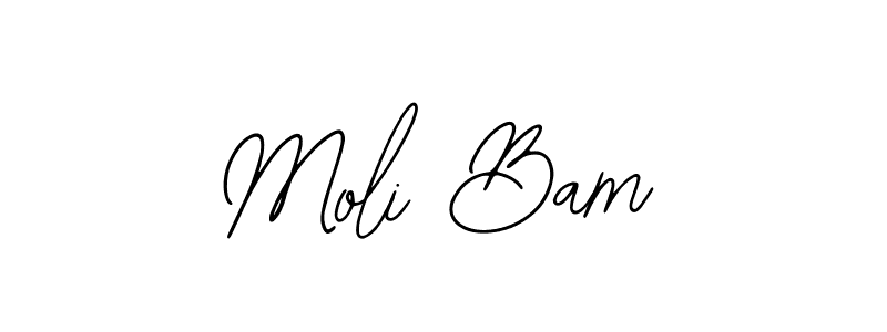 The best way (Bearetta-2O07w) to make a short signature is to pick only two or three words in your name. The name Moli Bam include a total of six letters. For converting this name. Moli Bam signature style 12 images and pictures png