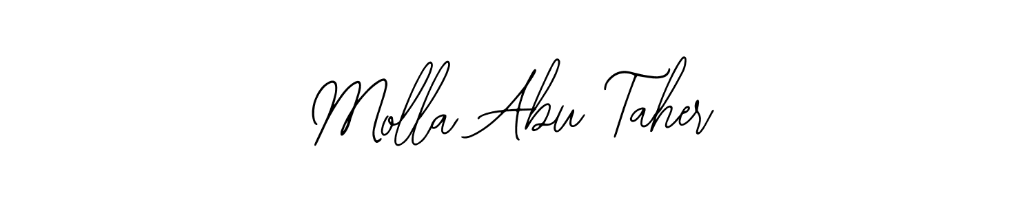 Design your own signature with our free online signature maker. With this signature software, you can create a handwritten (Bearetta-2O07w) signature for name Molla Abu Taher. Molla Abu Taher signature style 12 images and pictures png