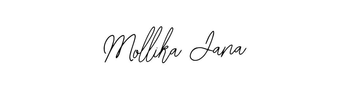 How to make Mollika Jana signature? Bearetta-2O07w is a professional autograph style. Create handwritten signature for Mollika Jana name. Mollika Jana signature style 12 images and pictures png