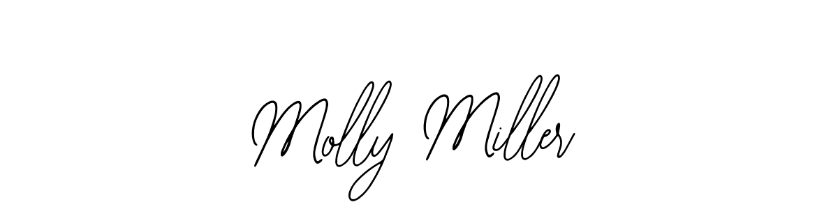 You should practise on your own different ways (Bearetta-2O07w) to write your name (Molly Miller) in signature. don't let someone else do it for you. Molly Miller signature style 12 images and pictures png