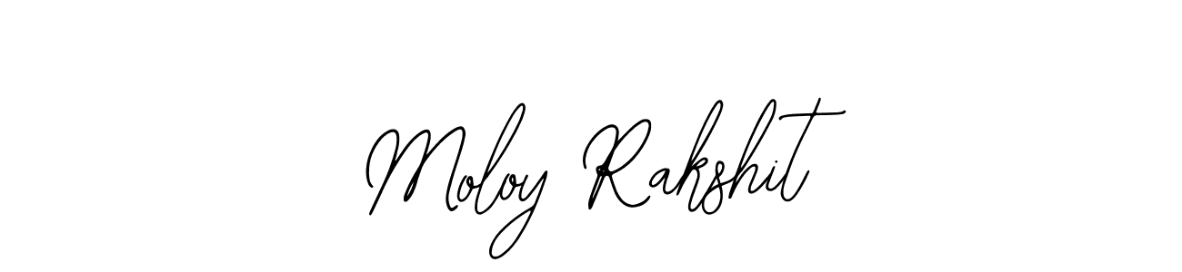 How to make Moloy Rakshit name signature. Use Bearetta-2O07w style for creating short signs online. This is the latest handwritten sign. Moloy Rakshit signature style 12 images and pictures png