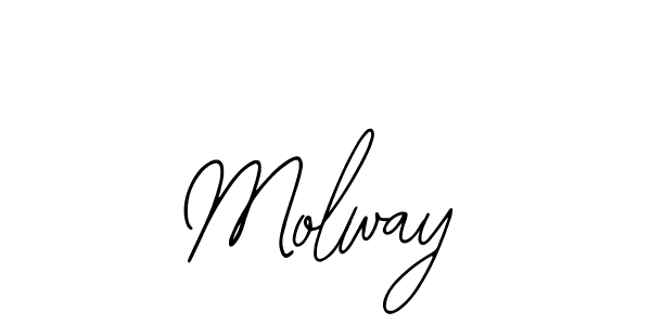 Molway stylish signature style. Best Handwritten Sign (Bearetta-2O07w) for my name. Handwritten Signature Collection Ideas for my name Molway. Molway signature style 12 images and pictures png