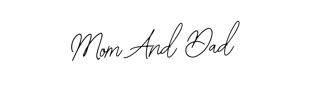 How to make Mom And Dad signature? Bearetta-2O07w is a professional autograph style. Create handwritten signature for Mom And Dad name. Mom And Dad signature style 12 images and pictures png