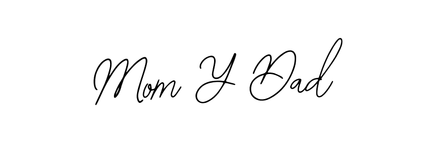 Similarly Bearetta-2O07w is the best handwritten signature design. Signature creator online .You can use it as an online autograph creator for name Mom Y Dad. Mom Y Dad signature style 12 images and pictures png