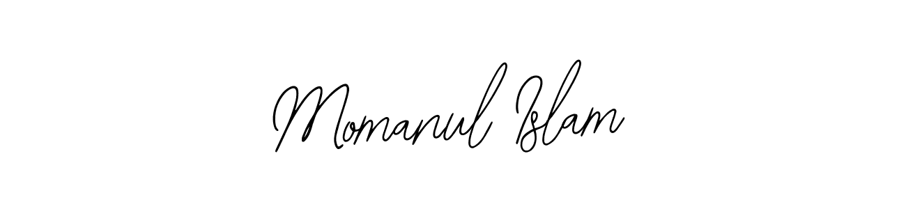 Make a beautiful signature design for name Momanul Islam. With this signature (Bearetta-2O07w) style, you can create a handwritten signature for free. Momanul Islam signature style 12 images and pictures png