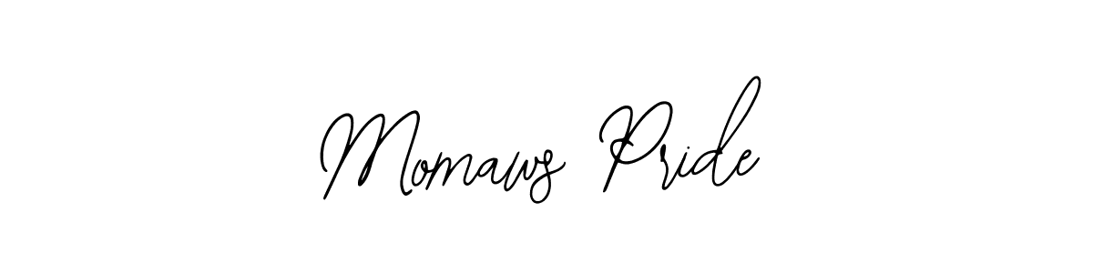 Create a beautiful signature design for name Momaws Pride. With this signature (Bearetta-2O07w) fonts, you can make a handwritten signature for free. Momaws Pride signature style 12 images and pictures png