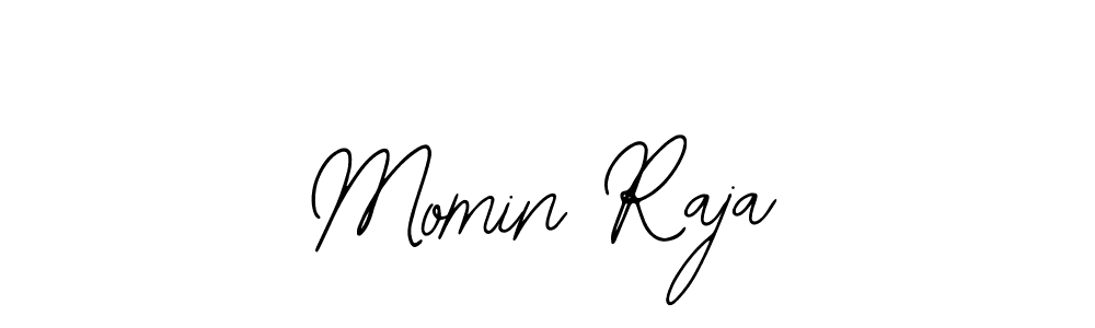 Use a signature maker to create a handwritten signature online. With this signature software, you can design (Bearetta-2O07w) your own signature for name Momin Raja. Momin Raja signature style 12 images and pictures png