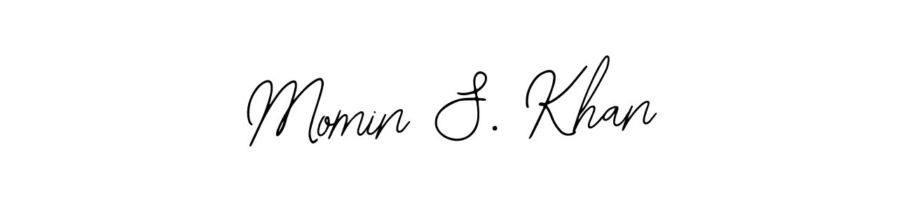 Use a signature maker to create a handwritten signature online. With this signature software, you can design (Bearetta-2O07w) your own signature for name Momin S. Khan. Momin S. Khan signature style 12 images and pictures png