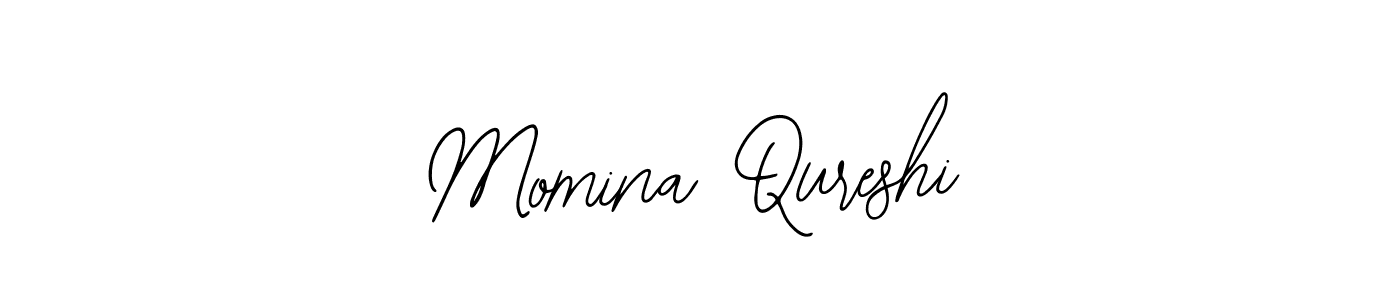 Use a signature maker to create a handwritten signature online. With this signature software, you can design (Bearetta-2O07w) your own signature for name Momina Qureshi. Momina Qureshi signature style 12 images and pictures png