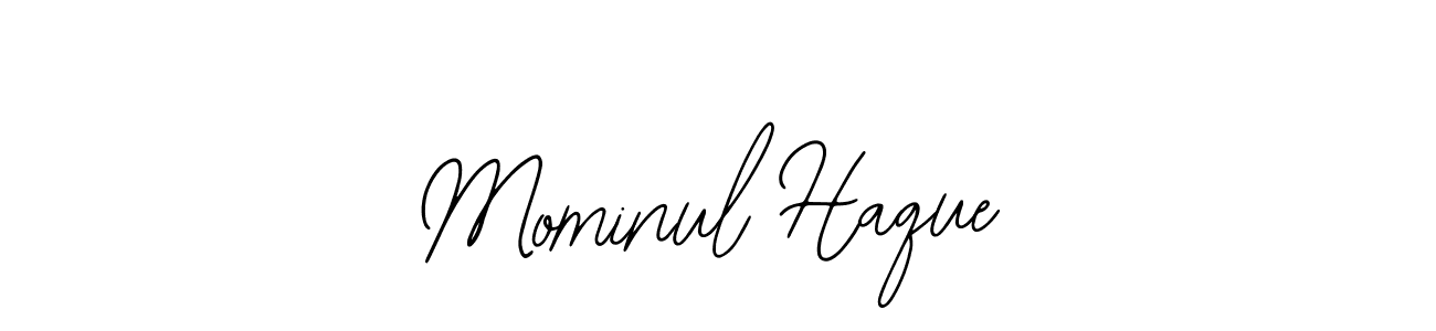 Design your own signature with our free online signature maker. With this signature software, you can create a handwritten (Bearetta-2O07w) signature for name Mominul Haque. Mominul Haque signature style 12 images and pictures png