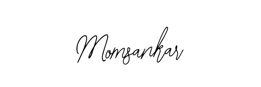 How to make Momsankar signature? Bearetta-2O07w is a professional autograph style. Create handwritten signature for Momsankar name. Momsankar signature style 12 images and pictures png
