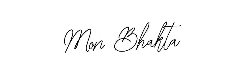 The best way (Bearetta-2O07w) to make a short signature is to pick only two or three words in your name. The name Mon Bhakta include a total of six letters. For converting this name. Mon Bhakta signature style 12 images and pictures png