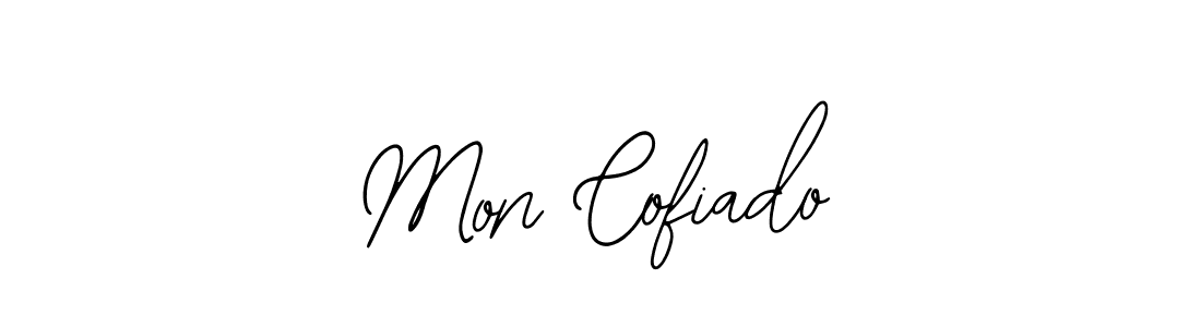 This is the best signature style for the Mon Cofiado name. Also you like these signature font (Bearetta-2O07w). Mix name signature. Mon Cofiado signature style 12 images and pictures png