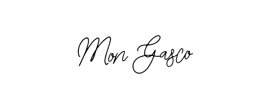 Mon Gasco stylish signature style. Best Handwritten Sign (Bearetta-2O07w) for my name. Handwritten Signature Collection Ideas for my name Mon Gasco. Mon Gasco signature style 12 images and pictures png